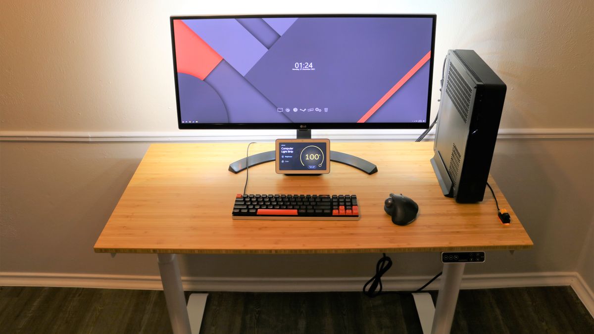 FlexiSpot Kana Pro Bamboo Standing Desk review TechRadar