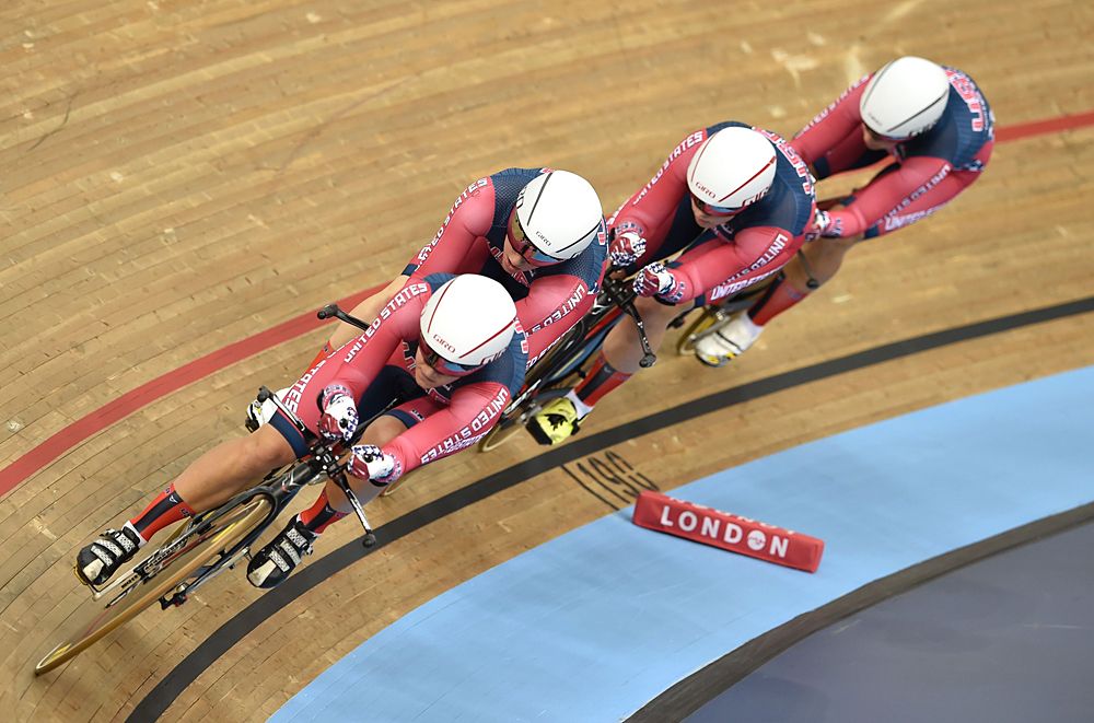 Team USA en route to the fastest qualifying time