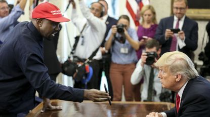 President Trump Hosts Kanye West And Former Football Player Jim Brown At The White House