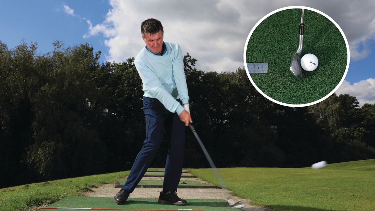 Clive Tucker demonstrating a strike drill on the range 