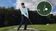 Clive Tucker demonstrating a strike drill on the range 