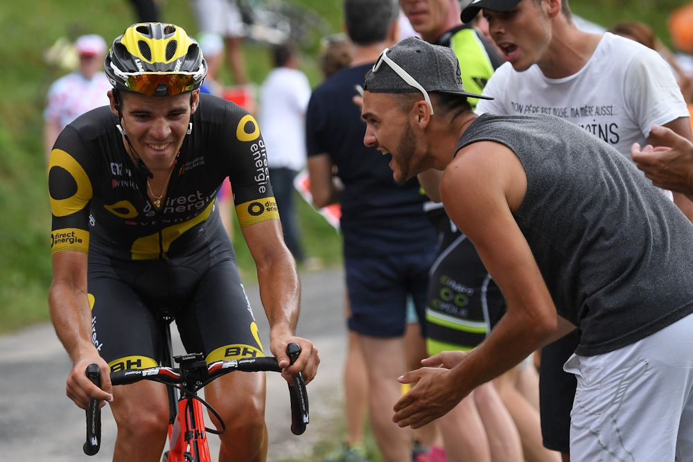 Lilian Calmejane (Direct Energie) rides alone to the finish of stage 8
