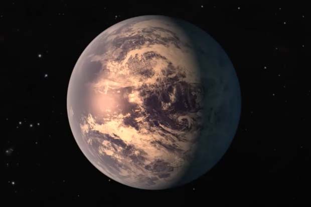 Infrared Processing and Analysis Center (IPAC) at Caltech created a visualization of the planet from space telescope data.