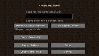 Minecraft best seeds world creation and seed entry java edition