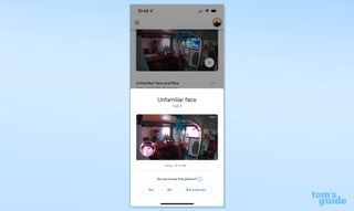 Nest Cam (indoor, wired) app false ID