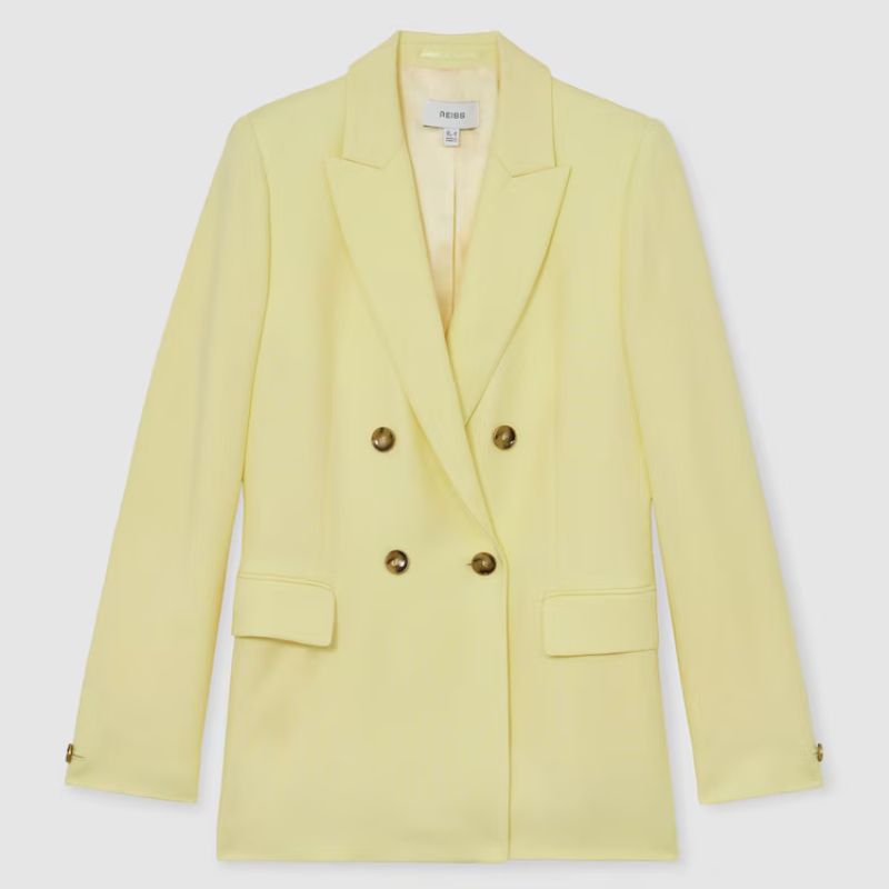 Reiss , Magda Double-Breasted Peak-Lapel Suit Jacket