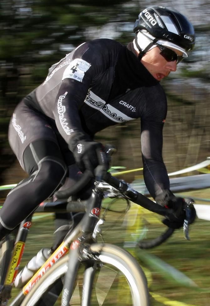 Managing to hang onto a top ten spot, Mike Garrigan (Van Dessel) on the final lap.