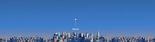 This NASA graphic shows the location of Saturn in the daytime sky over New York City on July 19, 2013.