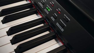 Close up of Alesis Prestige digital piano