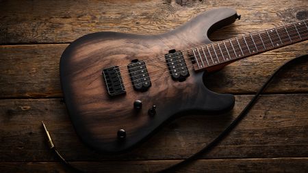 A Cort KX500 Baritone guitar