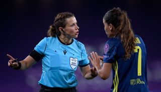 Kateryna Monzul, Andorra vs England referee