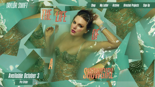 Taylor Swift website design