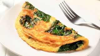 Spinach omelet