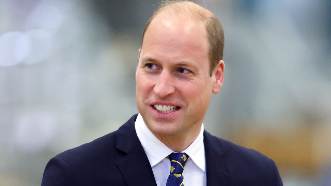 Prince William&#039;s subtle tribute explained. Seen here he tours the BAE Systems Typhoon Maintenance Facility 