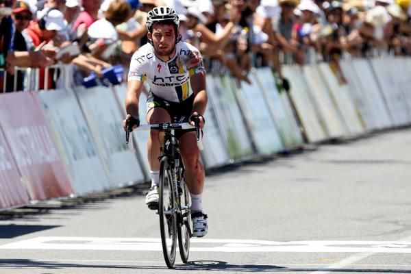 Mark Cavendish (HTC Highroad) came out worst out of all the victims of the crashes.
