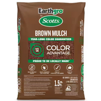 Earthgro Brown Wood Shredded Bagged Mulch