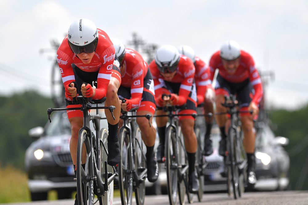 Trek-Segafredo at Criterium du Dauphine stage 3 team time trial
