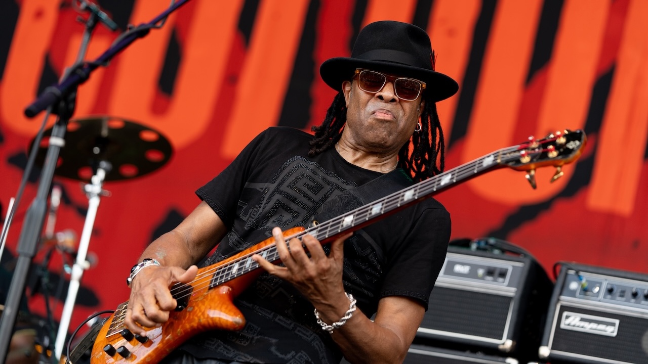Doug Wimbish of Living Colour perform at Summerfest 2026 at Henry Maier Festival Park on July 02, 2026 in Milwaukee, Wisconsin