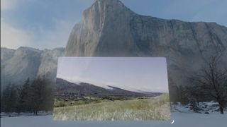 Vision Pro virtual environments Yosemite