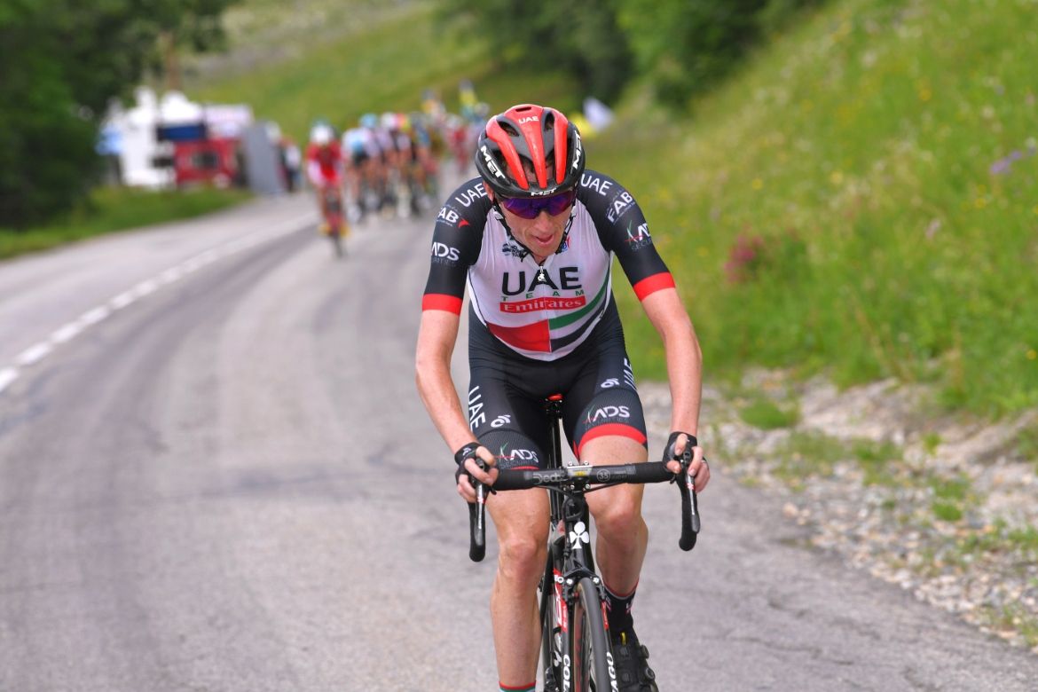 Daniel Martin (UAE Team Emirates) on the attack
