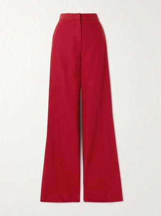 Ruggero Cotton-Twill Wide-Leg Pants