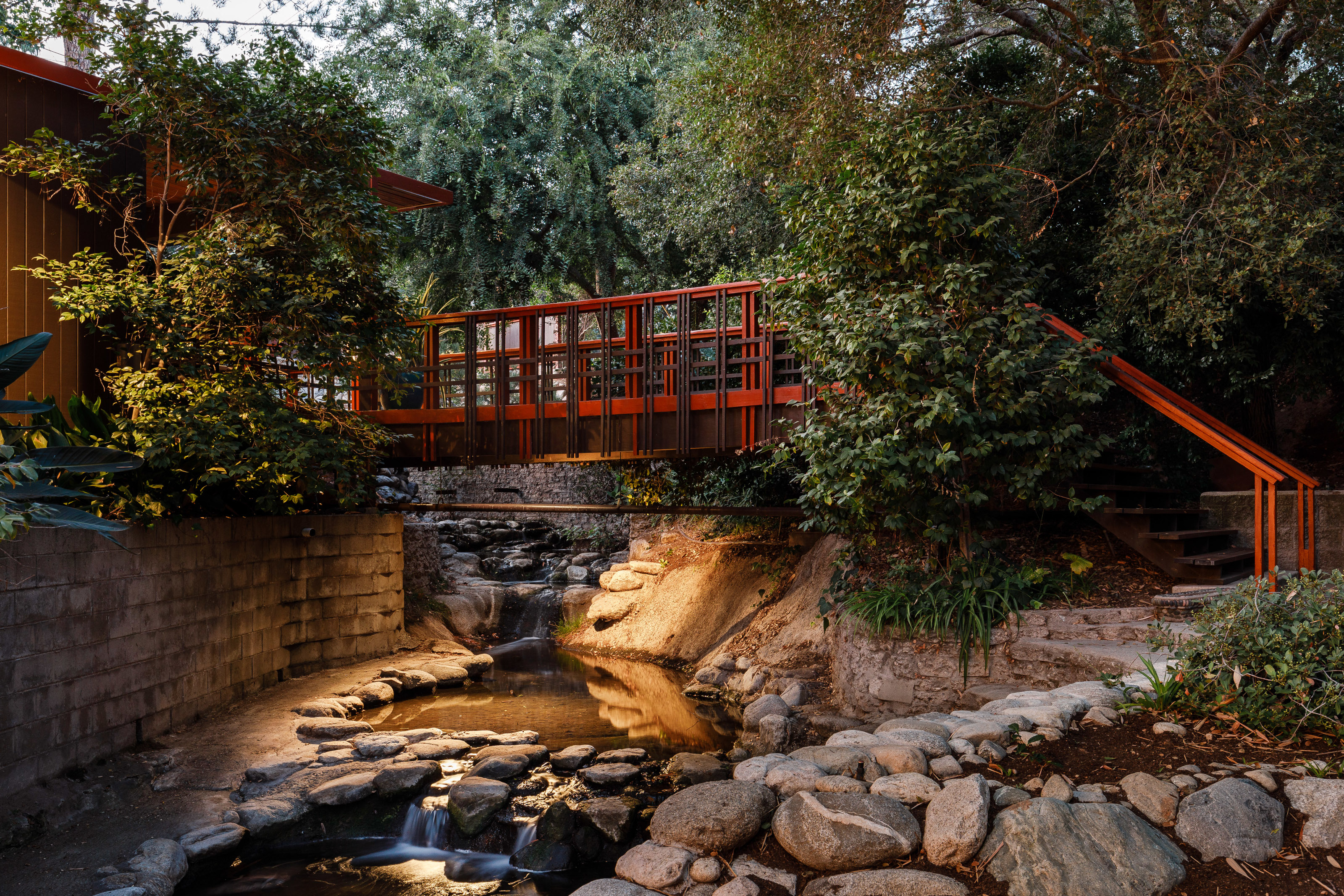 The bridge, Norton House, Buff, Straub &amp;amp; Hensman, 1954