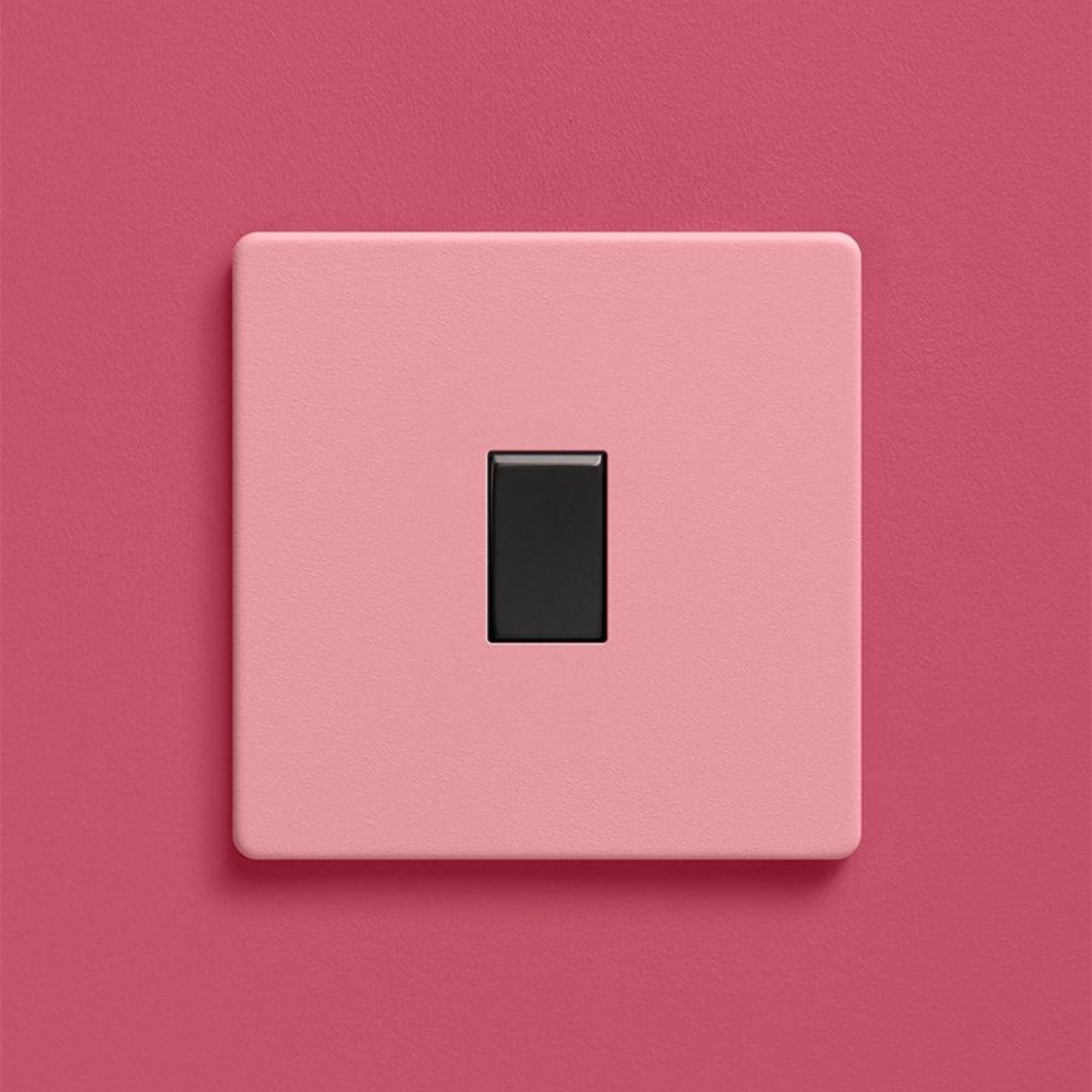 Pink Single Rocker light Switch