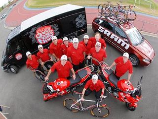 The SRAM NRS team - powered by SRAM and fueled by Soul Kitchen.