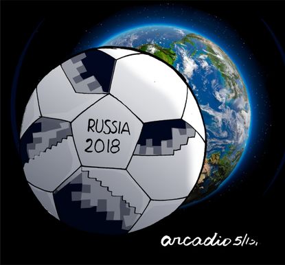 Editorial Cartoon World FIFA World Cup Russia