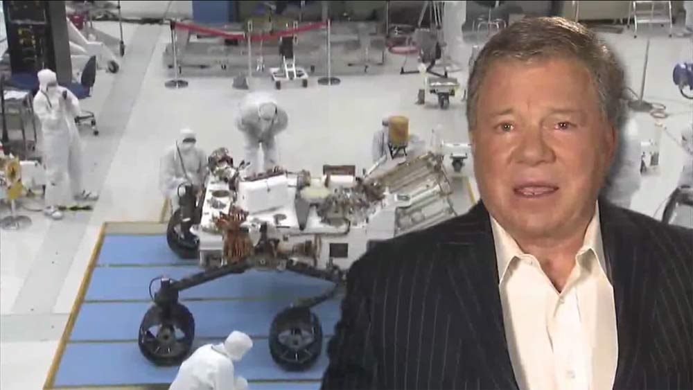 William Shatner voices NASA video about Mars rover Curiosity