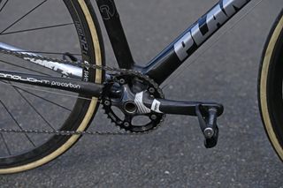Chainset of Gregg Booker's hill-climb bike