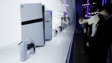Sony PS5 Pro on display during Tokyo Game Show 2025
