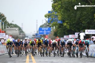 Lionel Taminiaux wins tight sprint on stage 1 of Tour of Guangxi