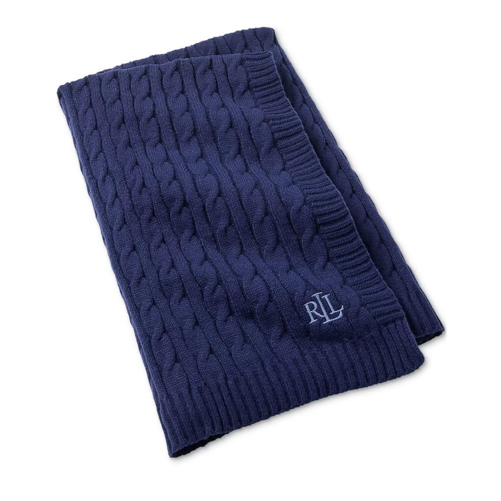 Lauren Ralph Lauren Jamie Cable-Knit Throw