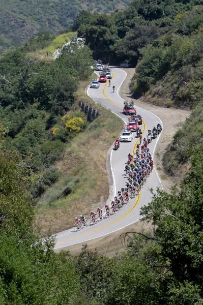 The peloton was much reduced on stage 7
