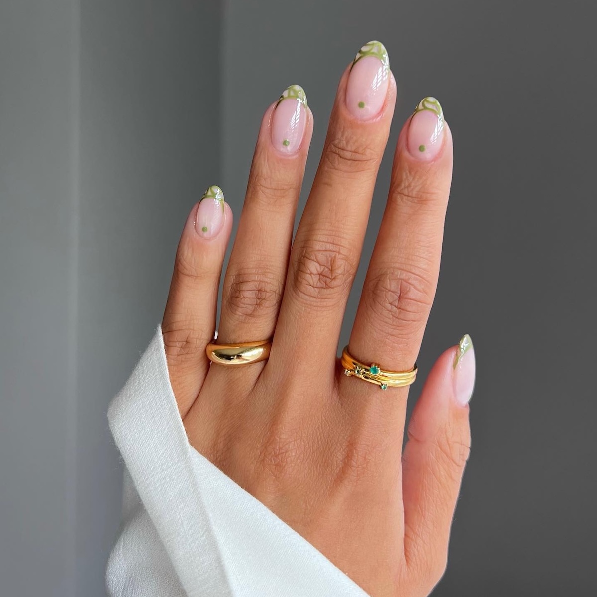 St. Patrick's Day nail design