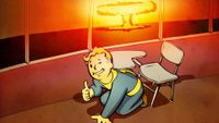 Vault Boy demonstrates how to duck and cover