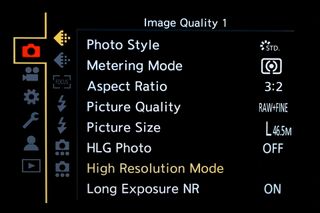 It's not a standard feature, but a High Resolution mode lets you capture masses of detail when you need to. Image credit: TechRadar