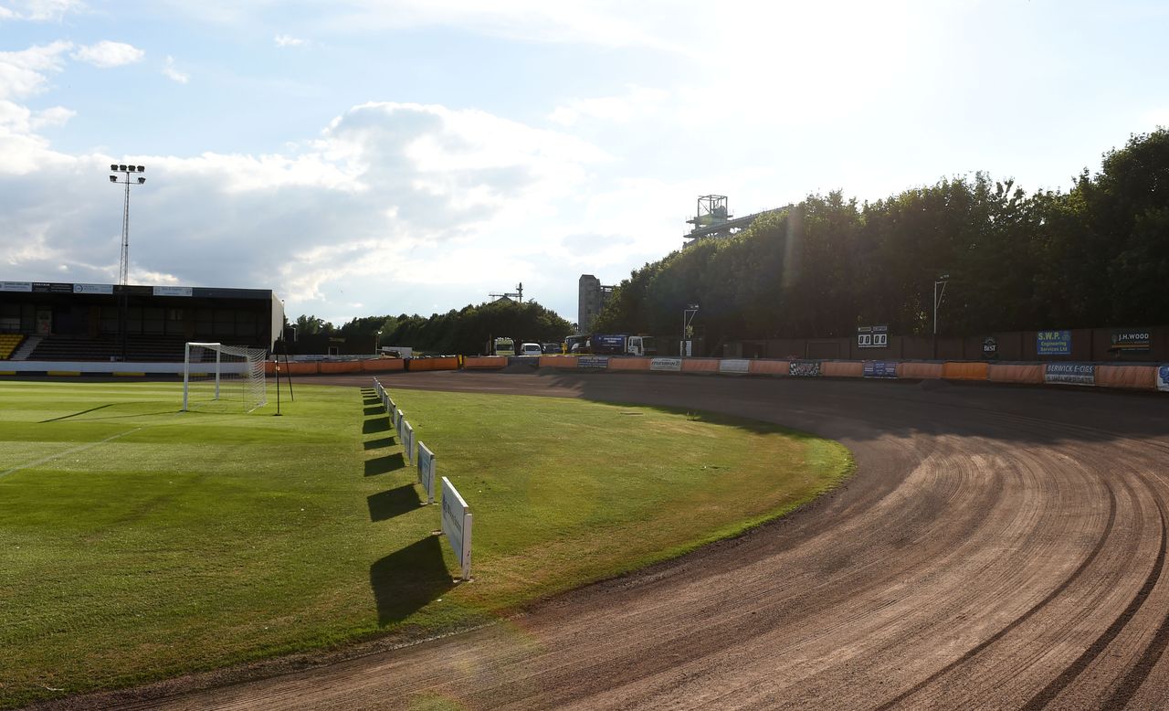 A general view of Shielfield Park in Berwick-upon-Tweed, home of Berwick Rangers and Tweedmouth Rangers