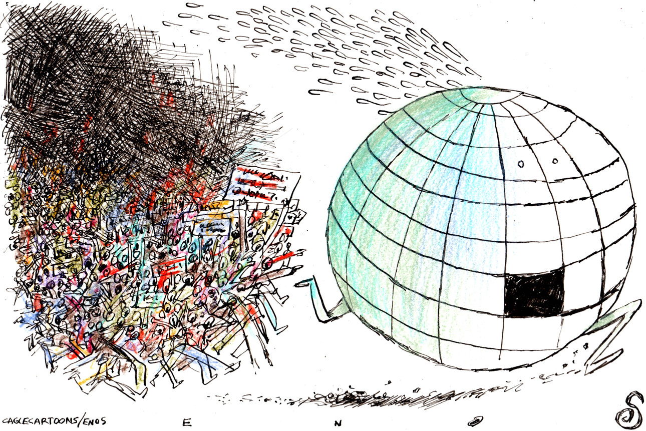 Political cartoon