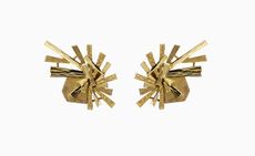 ’Spark’ cluster earrings in 18-ct yellow gold