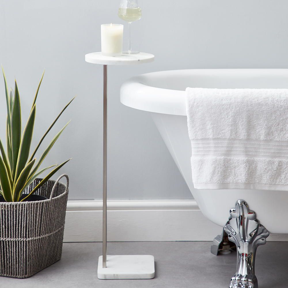 The Dunelm bath side table is the new musthave bathroom accessory