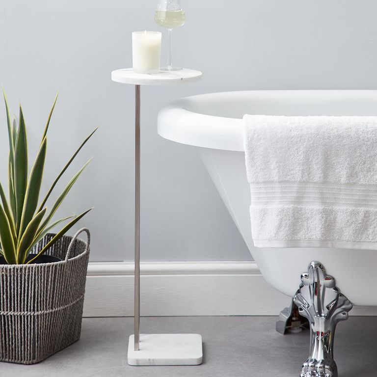 The Dunelm bath side table is the new musthave bathroom accessory