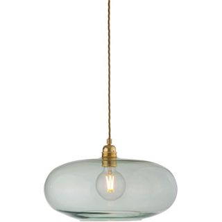 tinted glass pendant light