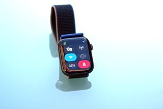 Apple Watch SE: the quick settings menu