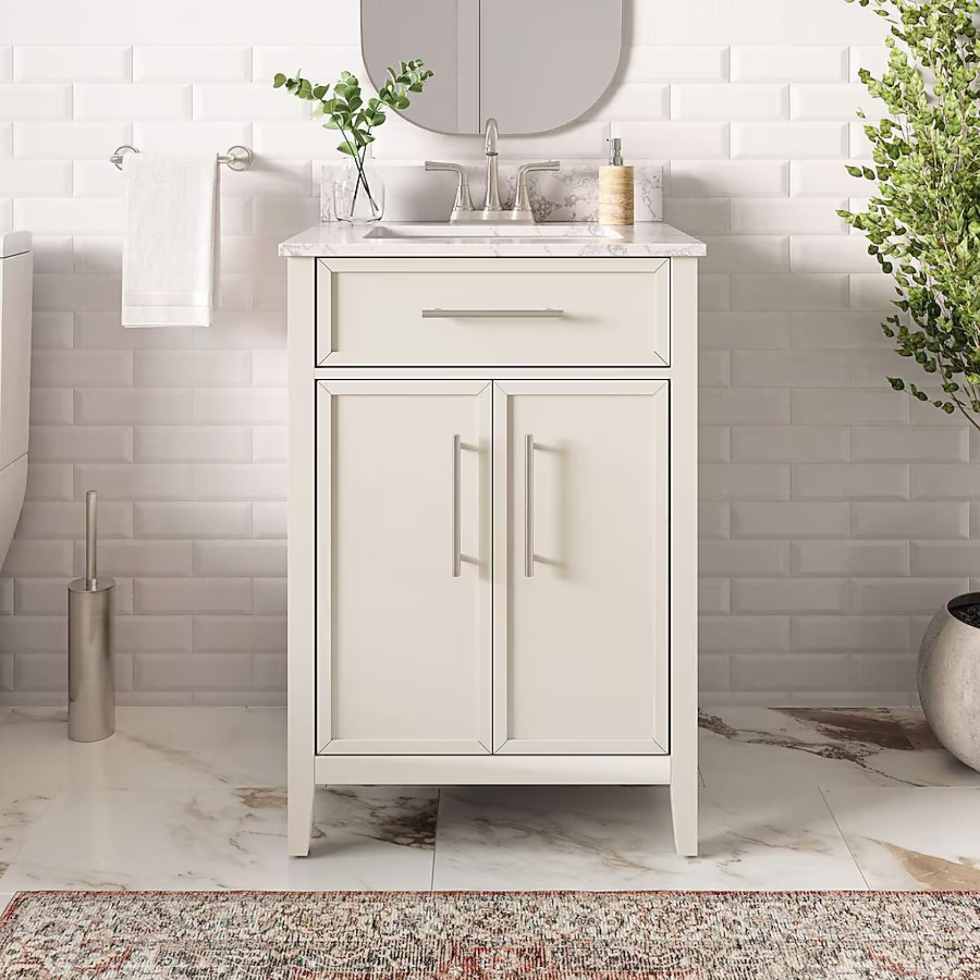 Undermount Single Sink Bathroom Vanity