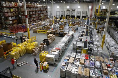Amazon's Baltimore warehouse