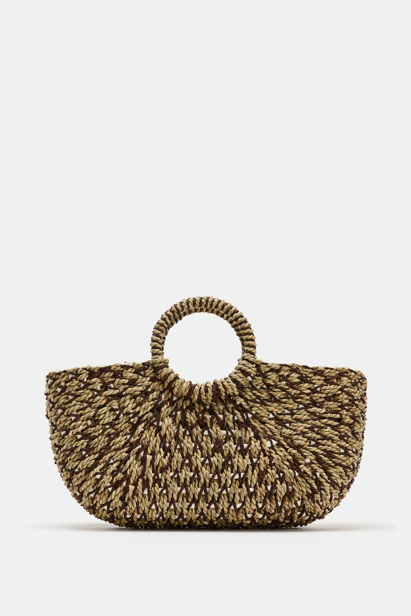 zara basket bag
