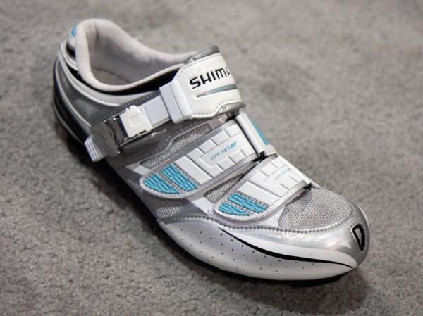 The women's-specific Shimano SH-WR81 road shoe is unchanged for 2011.