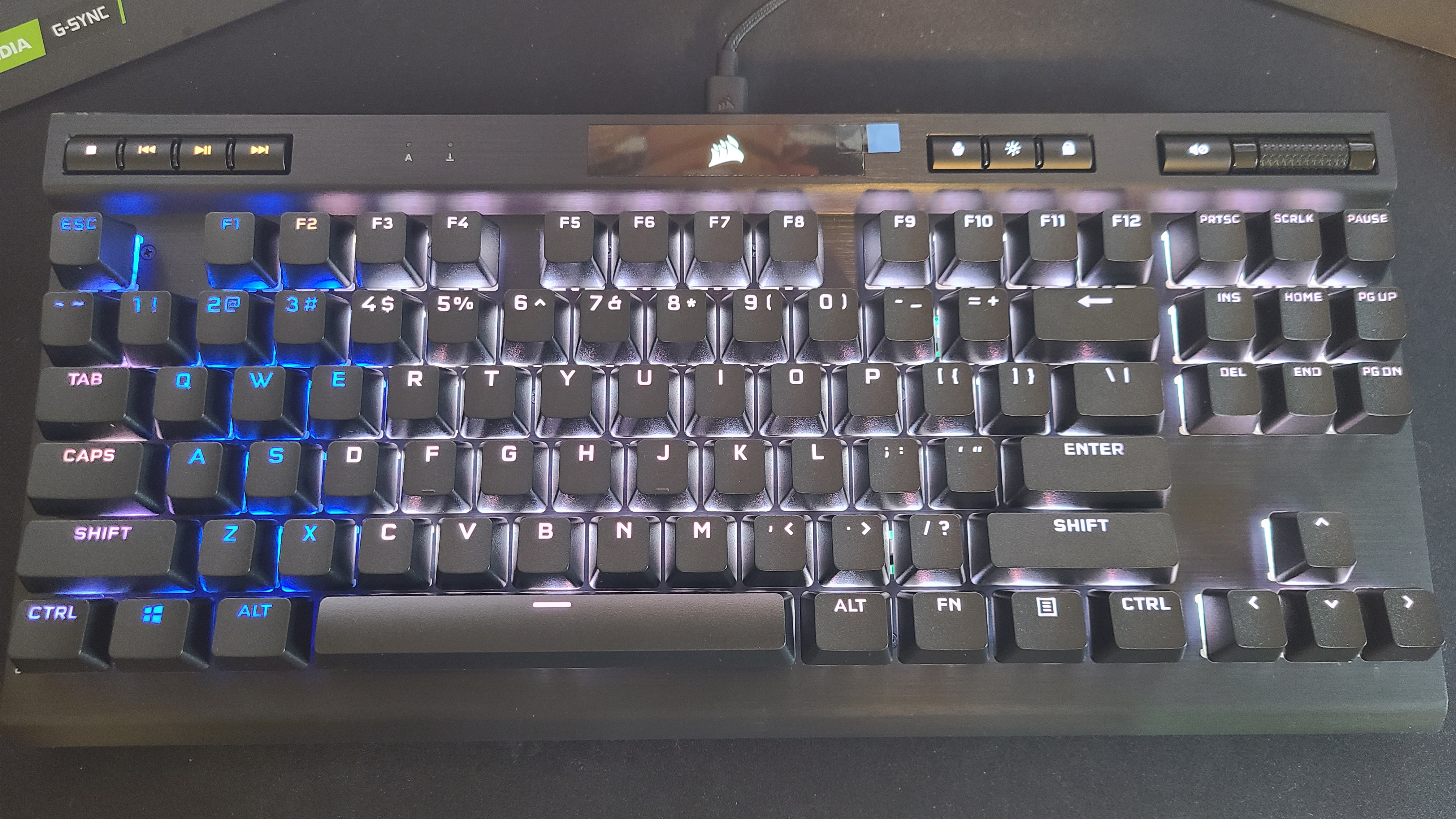 Best TKL Gaming Keyboard: Corsair K70 RGB TKL